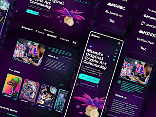 NFT Futuristic Website | Ui/Ux Design