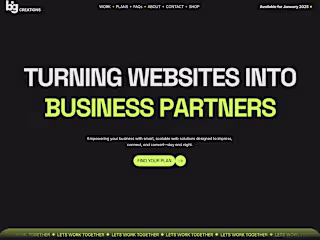 BIG Creations Landing Page Design and Development