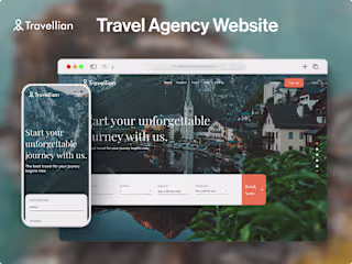Travellian - Travel Agency Website | UX/UI Design