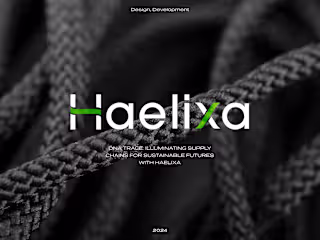 Haelixa - design website for technology company 