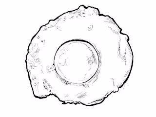 Stylized food illustration