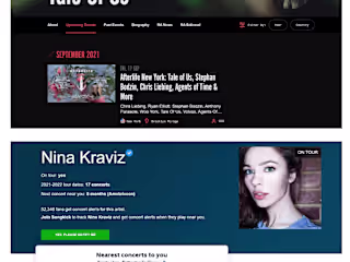 Follow Artists UX Copy