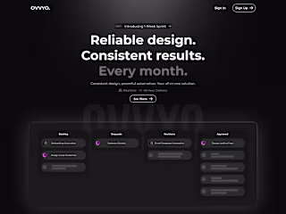 OVVYO: A Landing Page for a Modern Web Design Agency