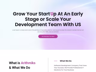Landing Page Design