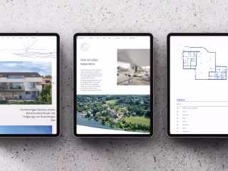 Branding and website for an upscale real estate project
