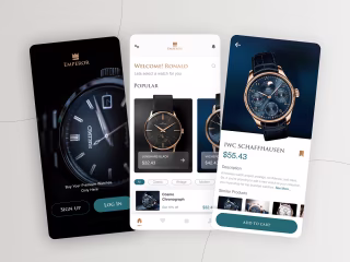 Watch UI App 