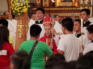 The church counts on you, archbishop tells youth