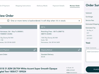 Vertiv (checkout) Responsive