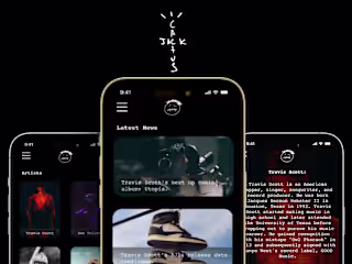 Cactus Jack Records App on Behance