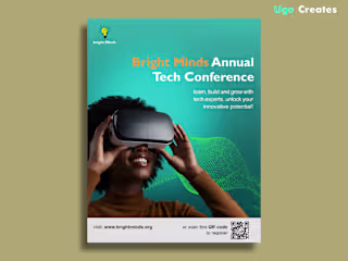 Social Media Post Design For A Tech Conference
