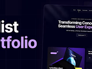 Main Porfolio Site with Typecript and next js 14 