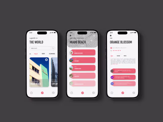 App and Graphic Design for City Guide 