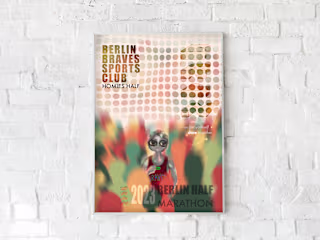 Poster Design Berlin Half Marathon 2023