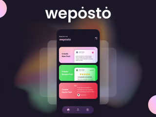 Designed Post Maker App For Creative People