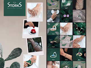 Storks Jewellery Social Media Design