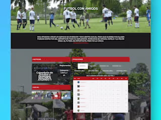 El Campito Club - Football tournament website
