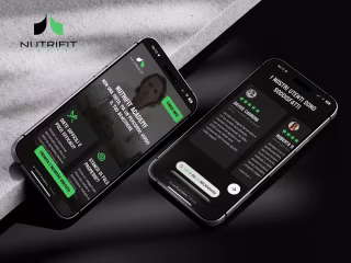Nutrifit Academy, Fitness | UX UI Product Design