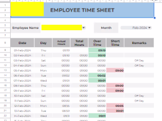 Employee TimeSheet