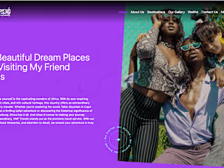 Visiting My Friend Travels – Travel Agency Website Development