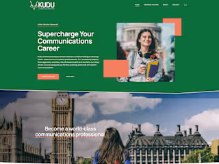 Online Courses Website: Kudu Communications