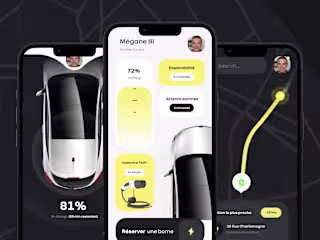 Renault · Mobile Application Proof of Concept · Electric Vehicle