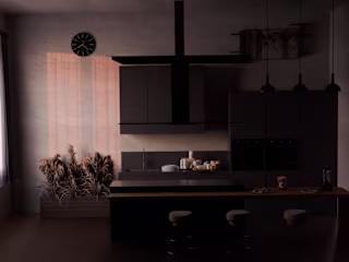 Hassan_3d_Artist on Instagram: “Apartment Kitchen Render”