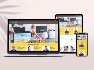 Respose Web and Mobile Gym site on Behance