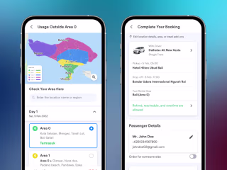 Mobile App Redesign | tiket.com's Car Rental Mobile App