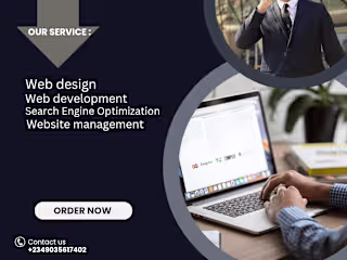 Creating a website for business purposes 