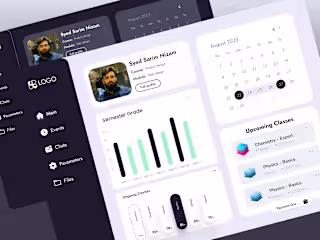 CRM Dashboard UI