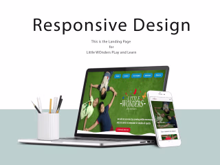 Responsive Web Development for Little Wonders BD preschool