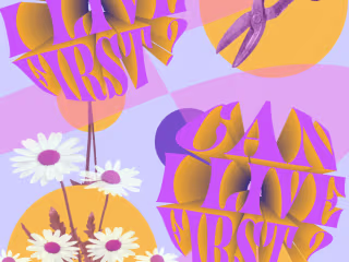 Text Poster design 