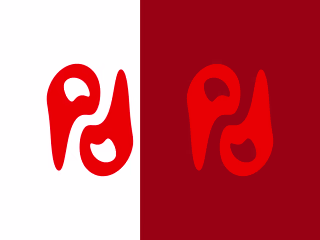 Lettermark/Monogram Logo design of the letter "p" 