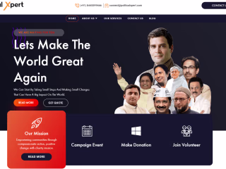 Political Xpert - Website Design