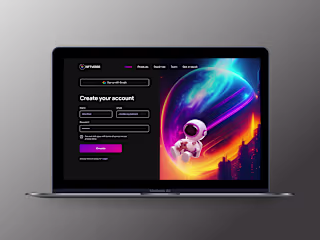 NFTverse Landing page redesign