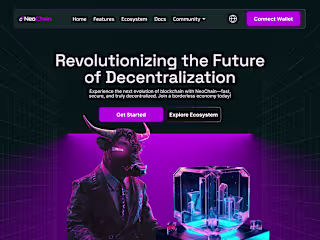 Web3 Hero page.