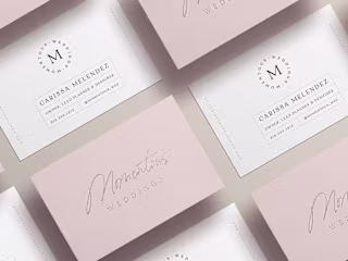 [Brand Development + Web Design] Momentous Weddings