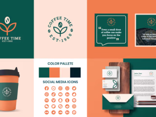 I will design a creative logo and complete branding kit for you