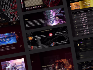 GameFi Official Website Design