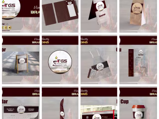 TGS Cafe London | Logo and Brand Identity Design