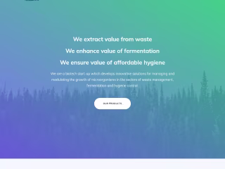 Business Website For a Biotech Startup