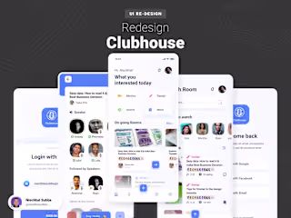 Clubhouse App Redesign | Concept 2021