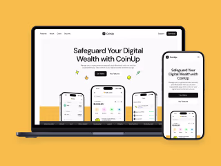 CoinUp — SaaS Website