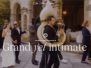 Striking Website Redesign for Sought After Wedding Venue