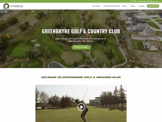 Greenbryre Golf & Country Club – Website Development