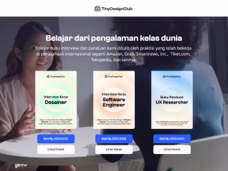 Tiny Design Club: Framer Website Design and Development