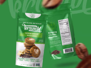 Krumbl | Logo Design + Packaging Design