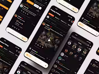 KinFro Social App Design