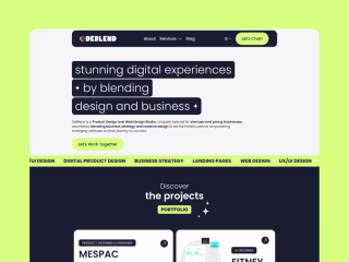 DeBlend: Framer Website, Branding & Motion-design