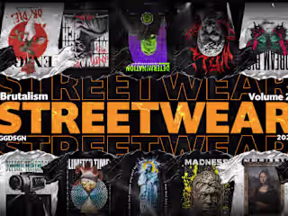 I will design a streetwear collection or merch for your brand